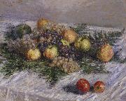 Claude Monet Still life with Pears and Grapes France oil painting reproduction
